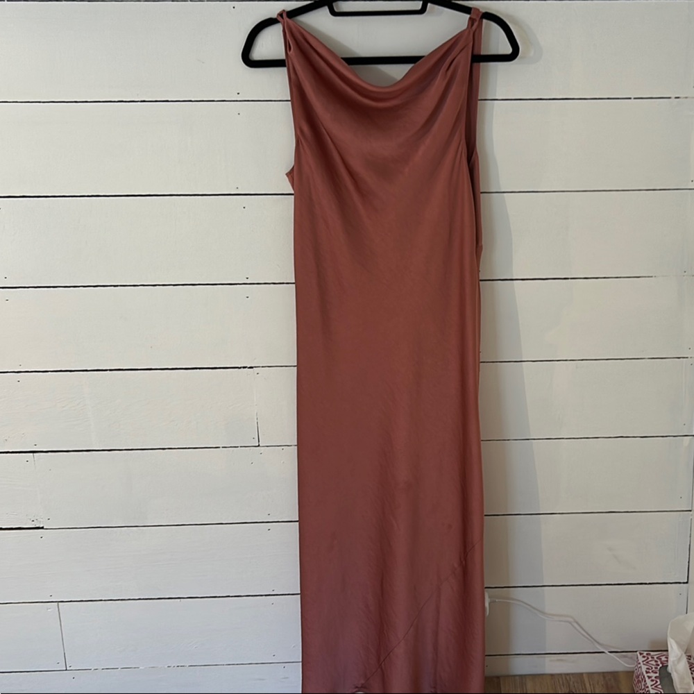 Wilfred Goddess Satin Dress